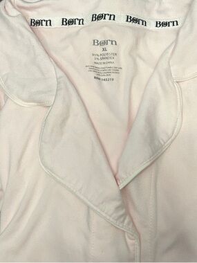 NWOT BORN Light Pink Pajama Short Set with Notched Collar
